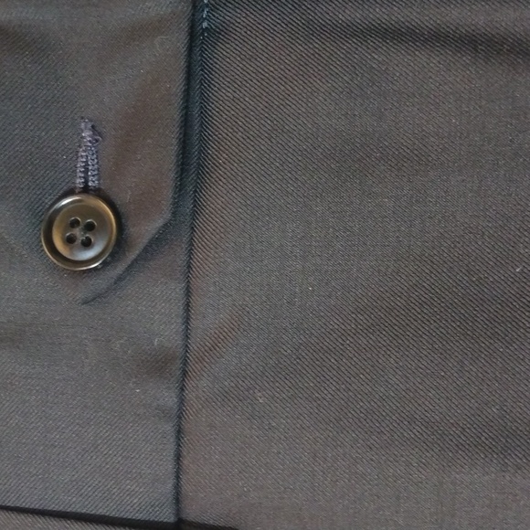 Paul Betenly Black Worsted Wool Pants  38 - 30.75 - Picture 9 of 13